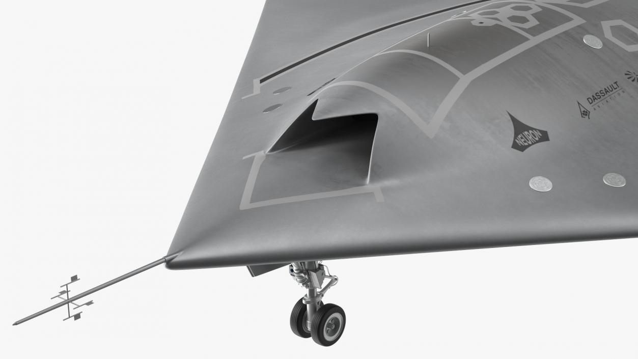 3D model Dassault nEUROn Stealth UCAV Rigged