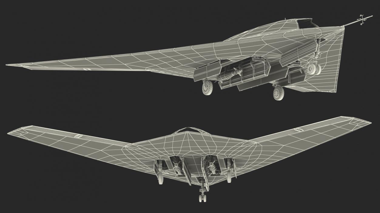 3D model Dassault nEUROn Stealth UCAV Rigged