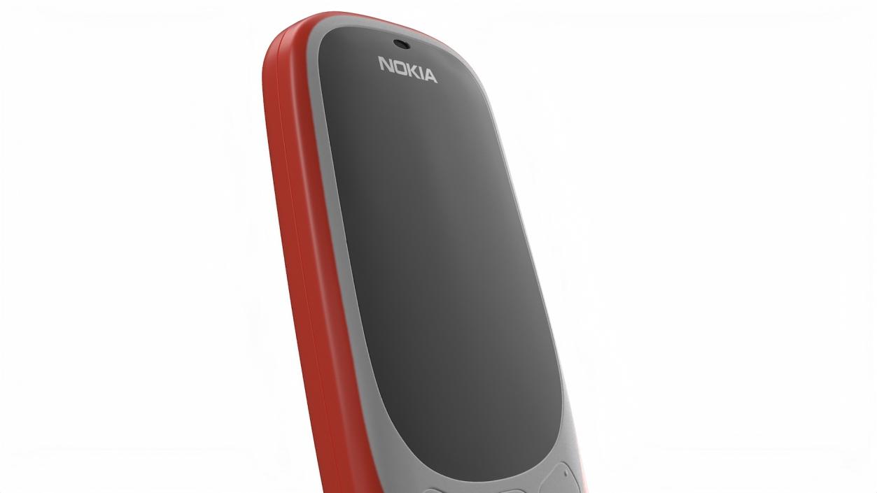 3D Nokia 3310 New Red model