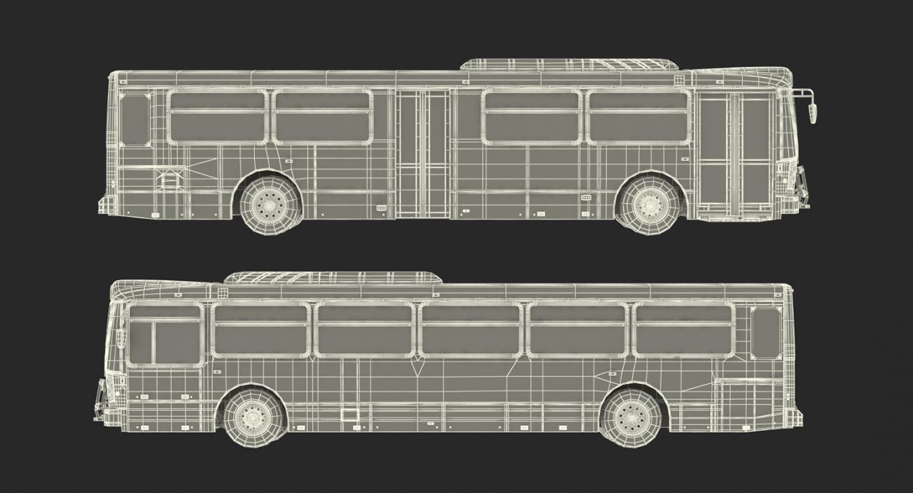 3D Bus Nabi Model 416 NYC Airport Express model