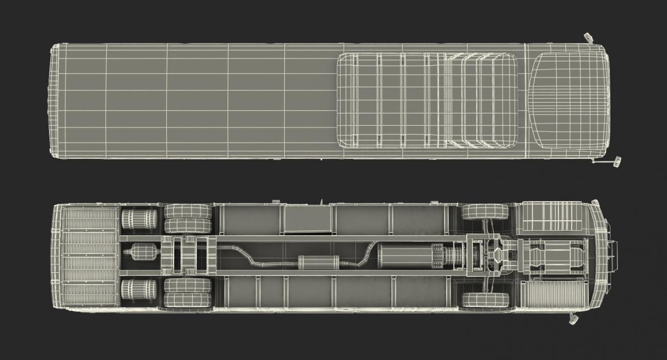 3D Bus Nabi Model 416 NYC Airport Express model