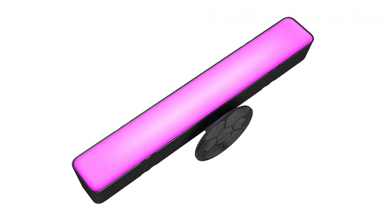 3D model Horizontal Ambient Purple Light Bar