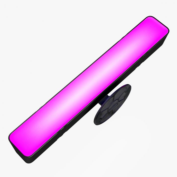 3D model Horizontal Ambient Purple Light Bar