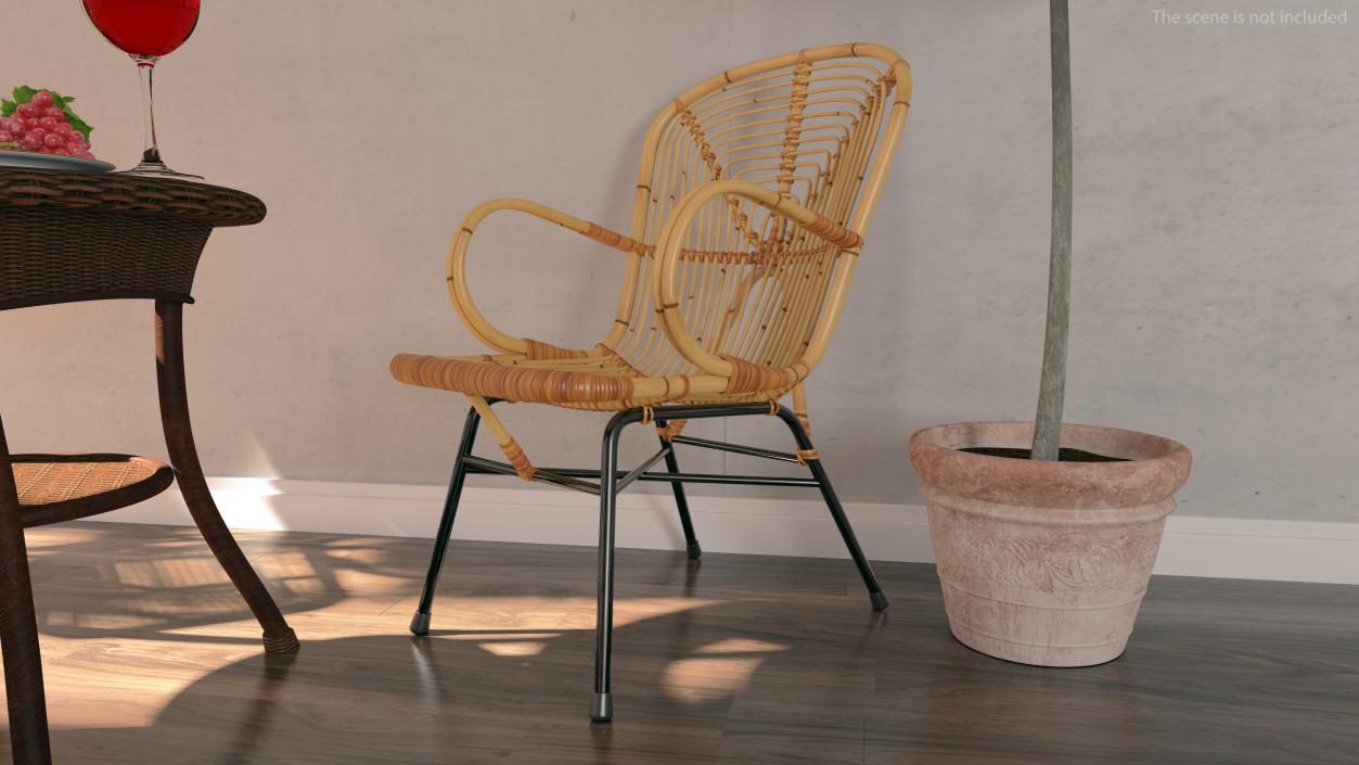 3D model Bamboo Chairs  Collection