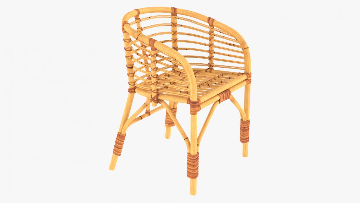 3D model Bamboo Chairs  Collection