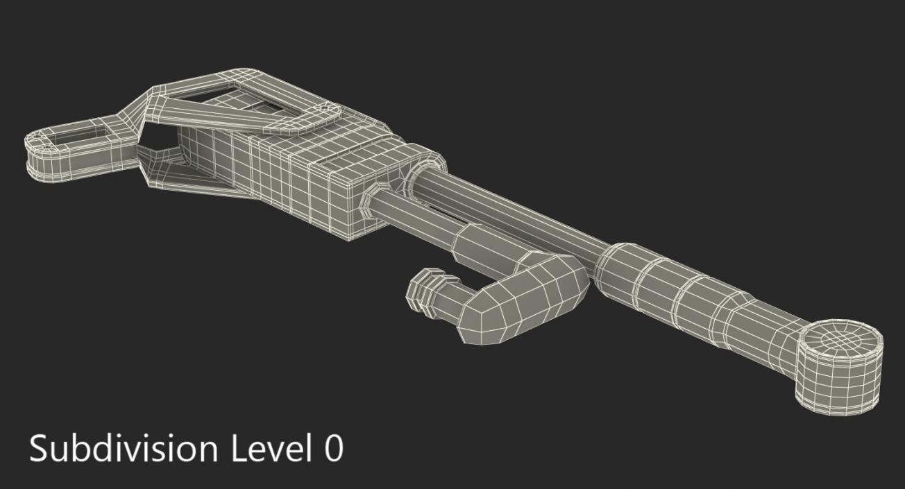 3D model Anodized Ram Hydraulic Cylinder 5 Sci-Fi