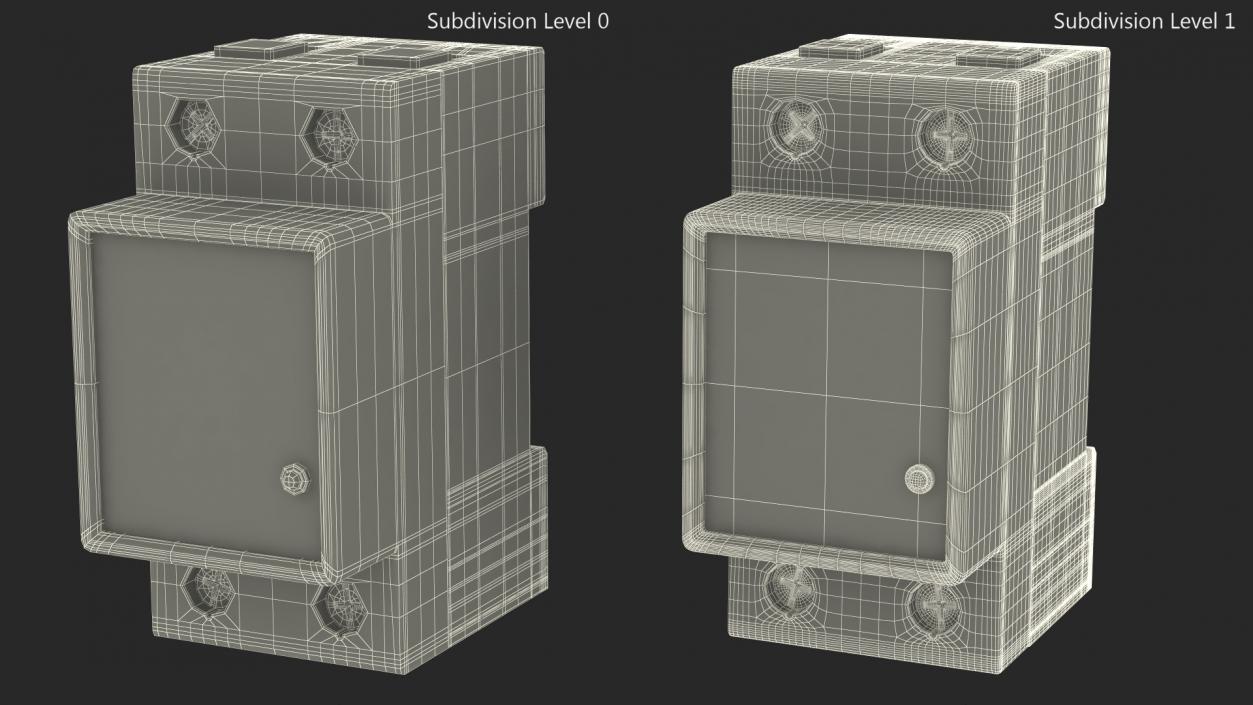 3D Wifi Energy Meter Turned Off model