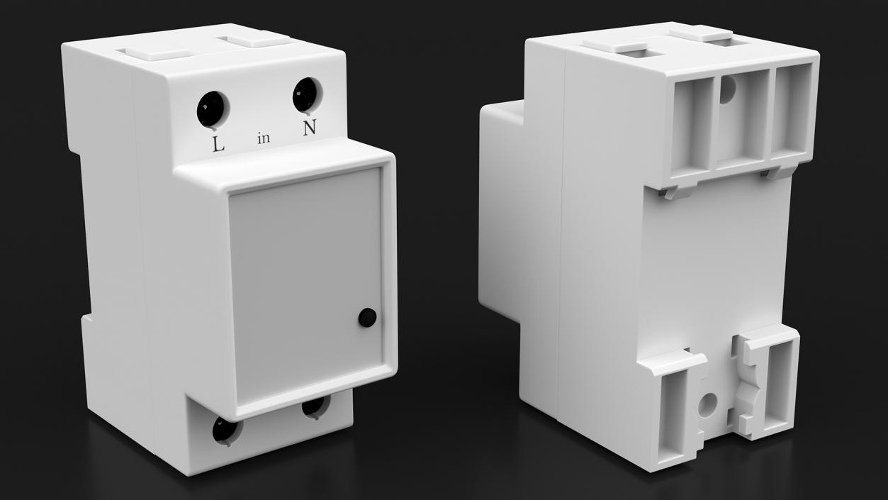 3D Wifi Energy Meter Turned Off model