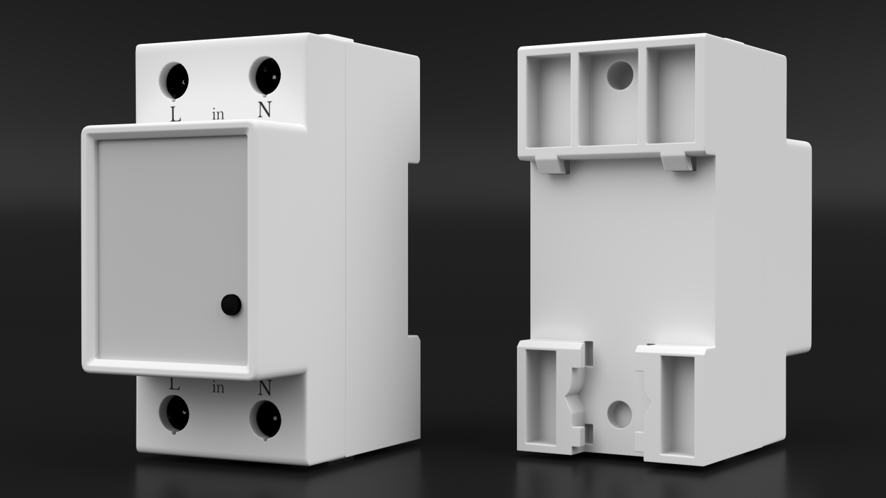 3D Wifi Energy Meter Turned Off model