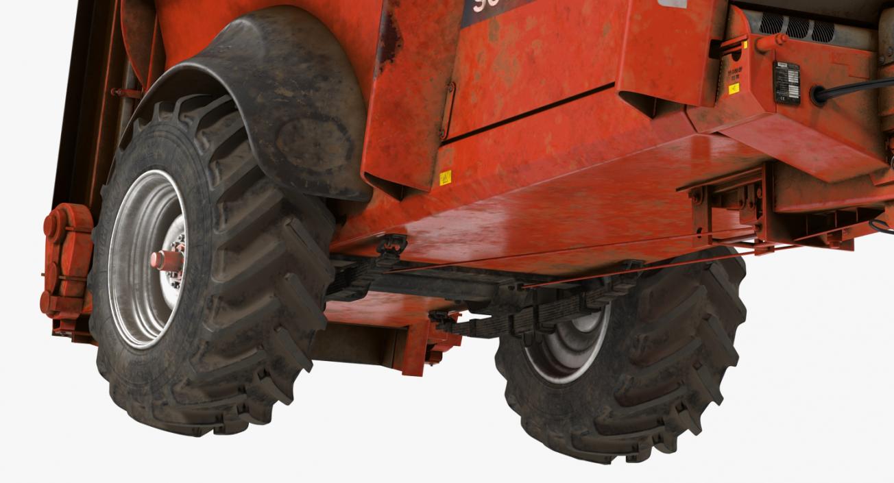 3D model Sodimac Rafal 3300 Spreader Dirty Rigged