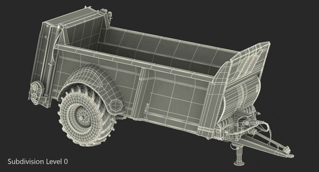 3D model Sodimac Rafal 3300 Spreader Dirty Rigged