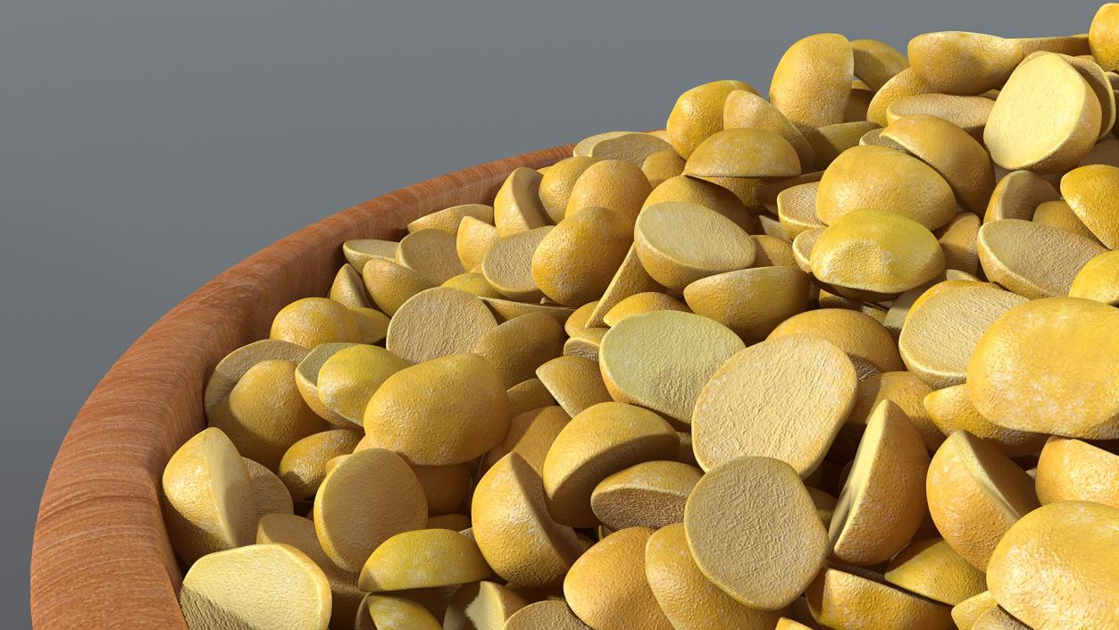 3D Beans and Seeds in a Bowl Collection 4 model