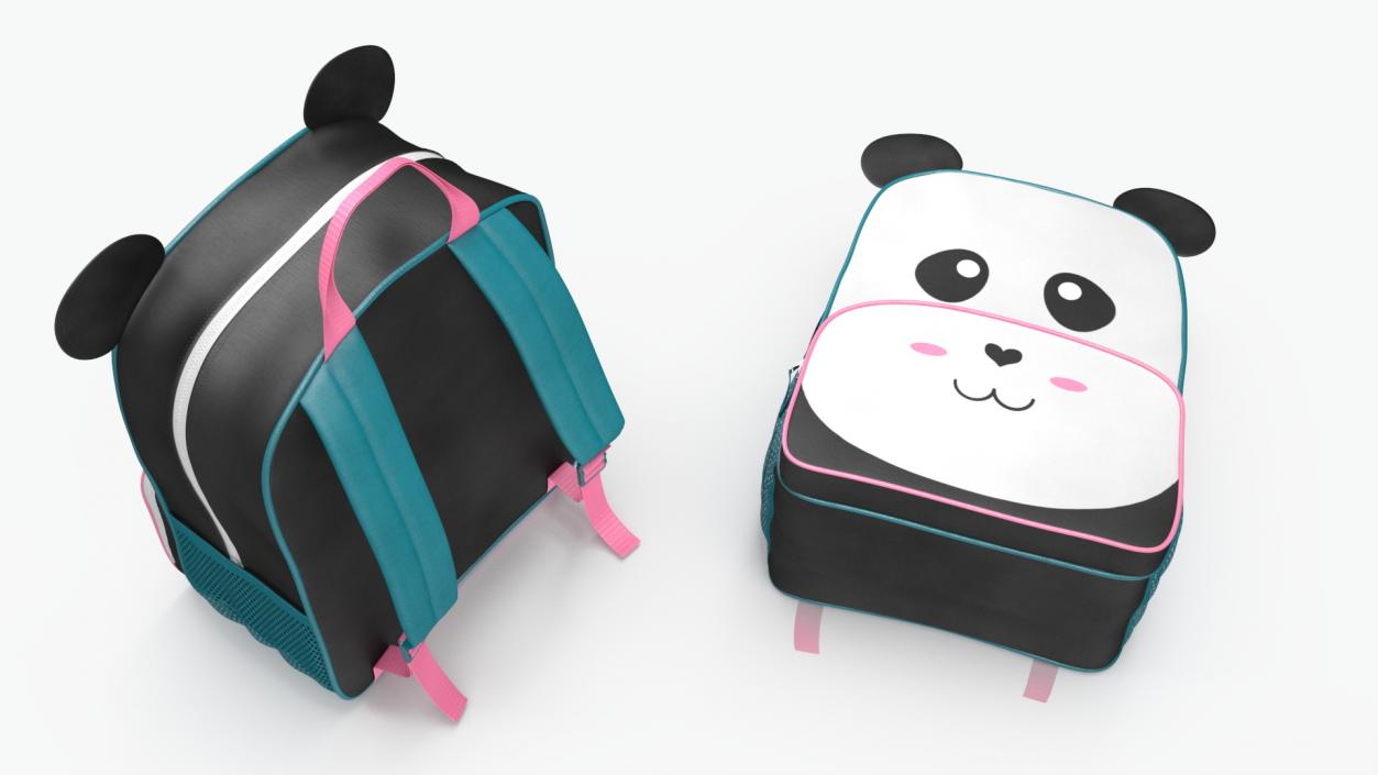 Kids Panda Backpack 3D model