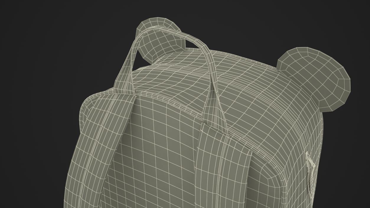 Kids Panda Backpack 3D model