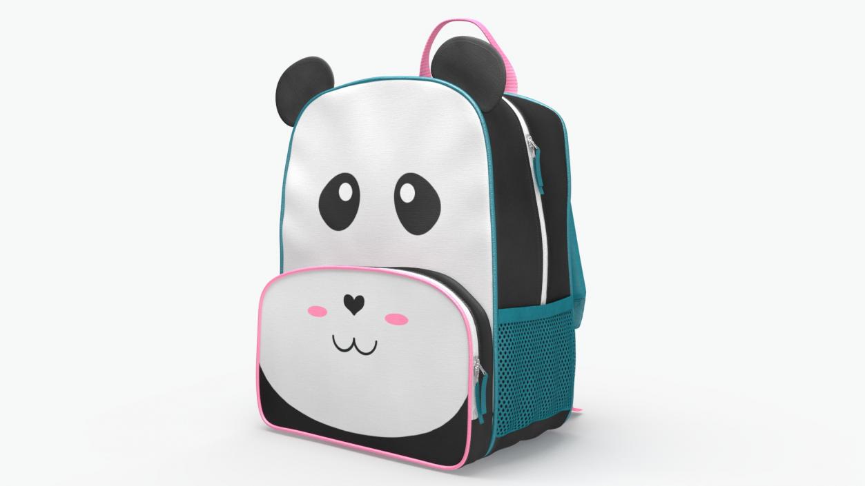 Kids Panda Backpack 3D model