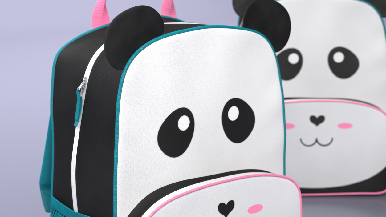 Kids Panda Backpack 3D model