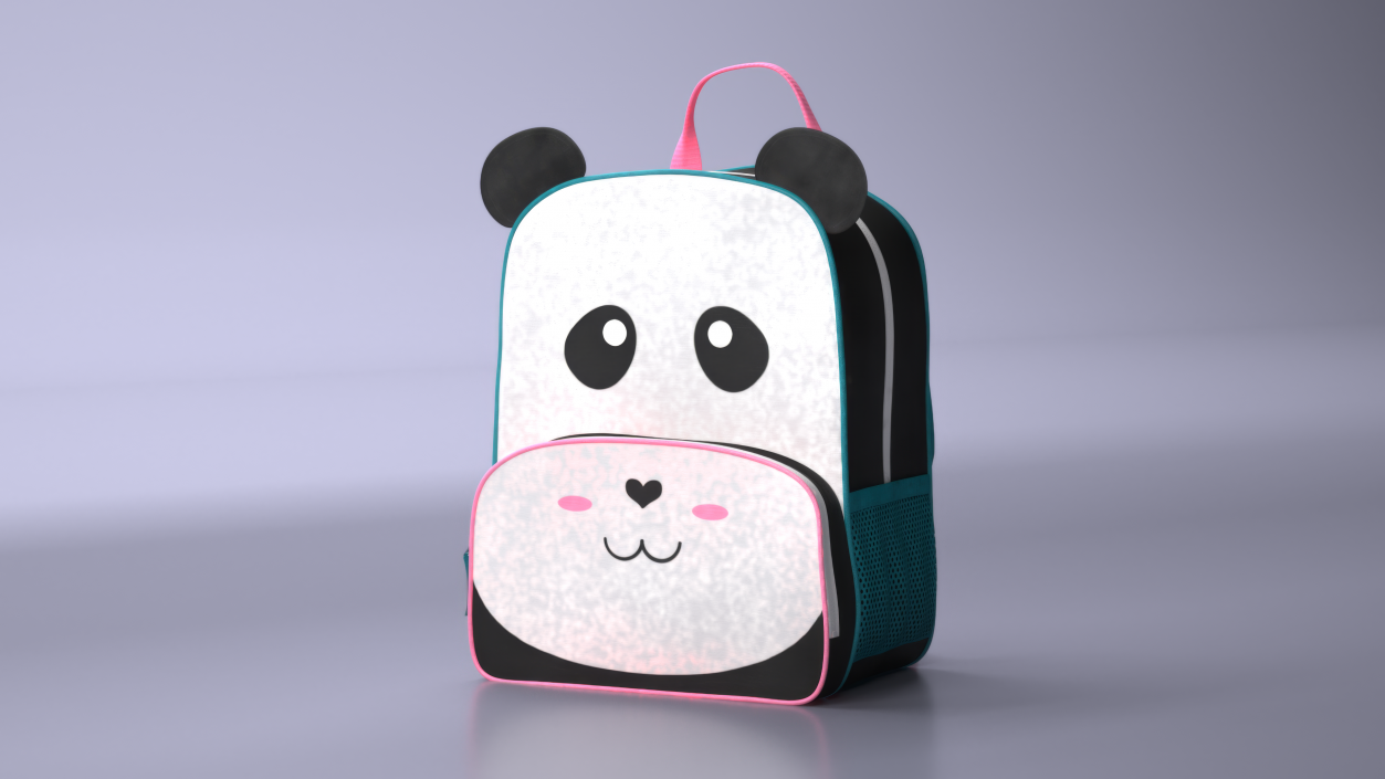 Kids Panda Backpack 3D model