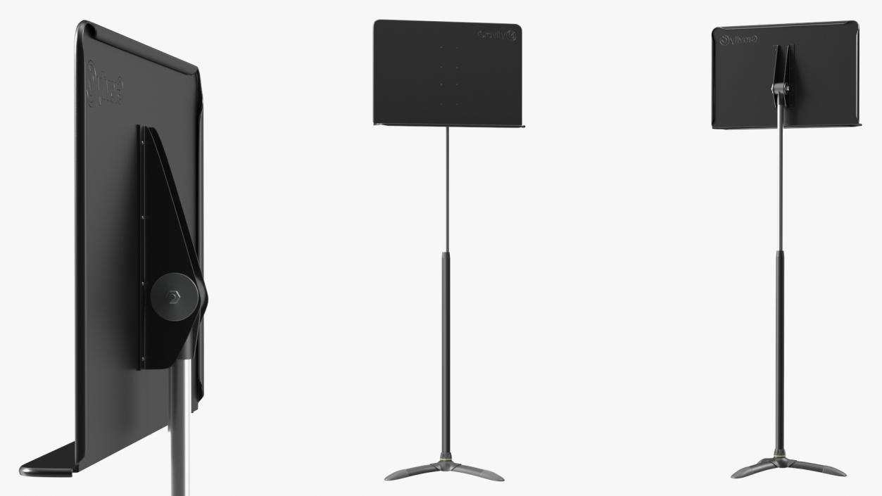 Heavy Duty Music Stand 3D