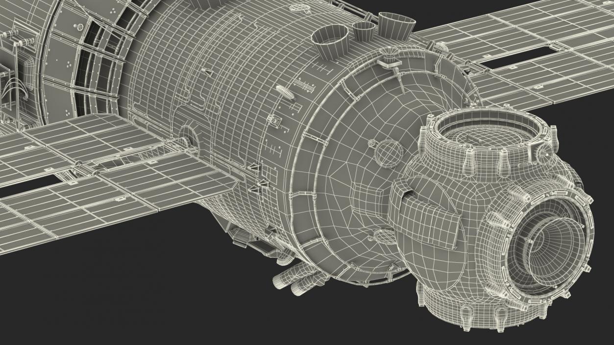 3D model ISS Zvezda Service Module