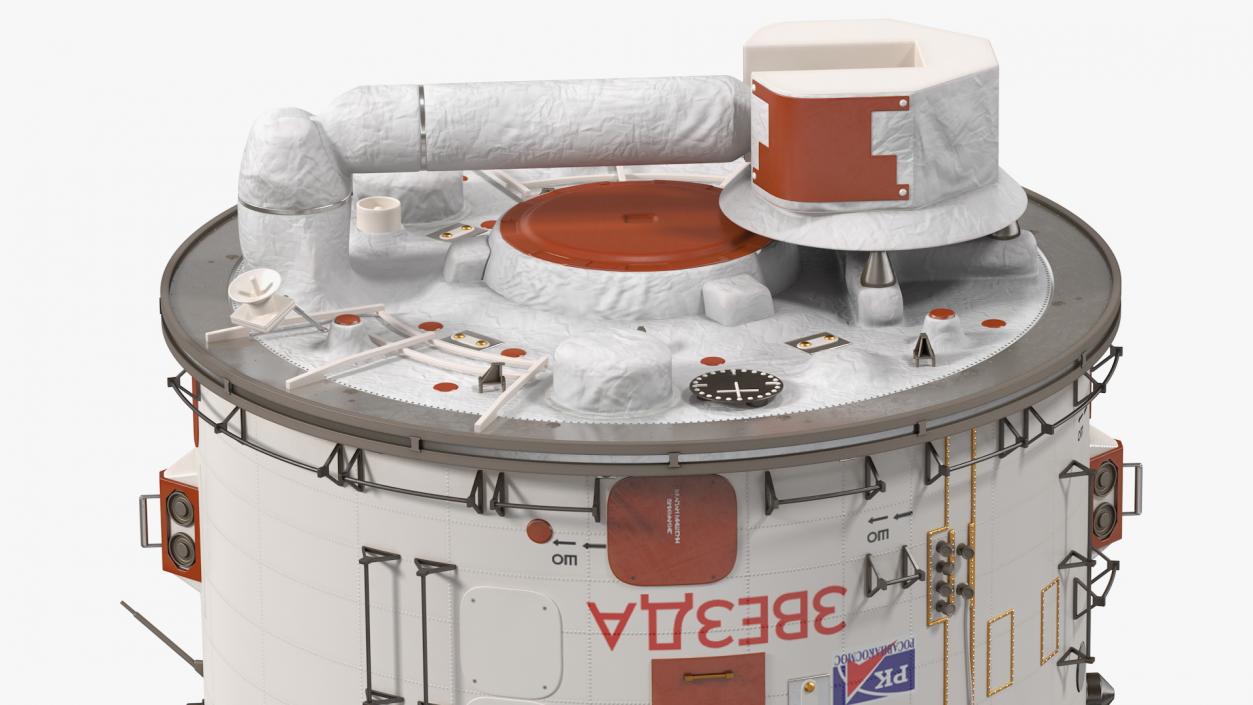 3D model ISS Zvezda Service Module