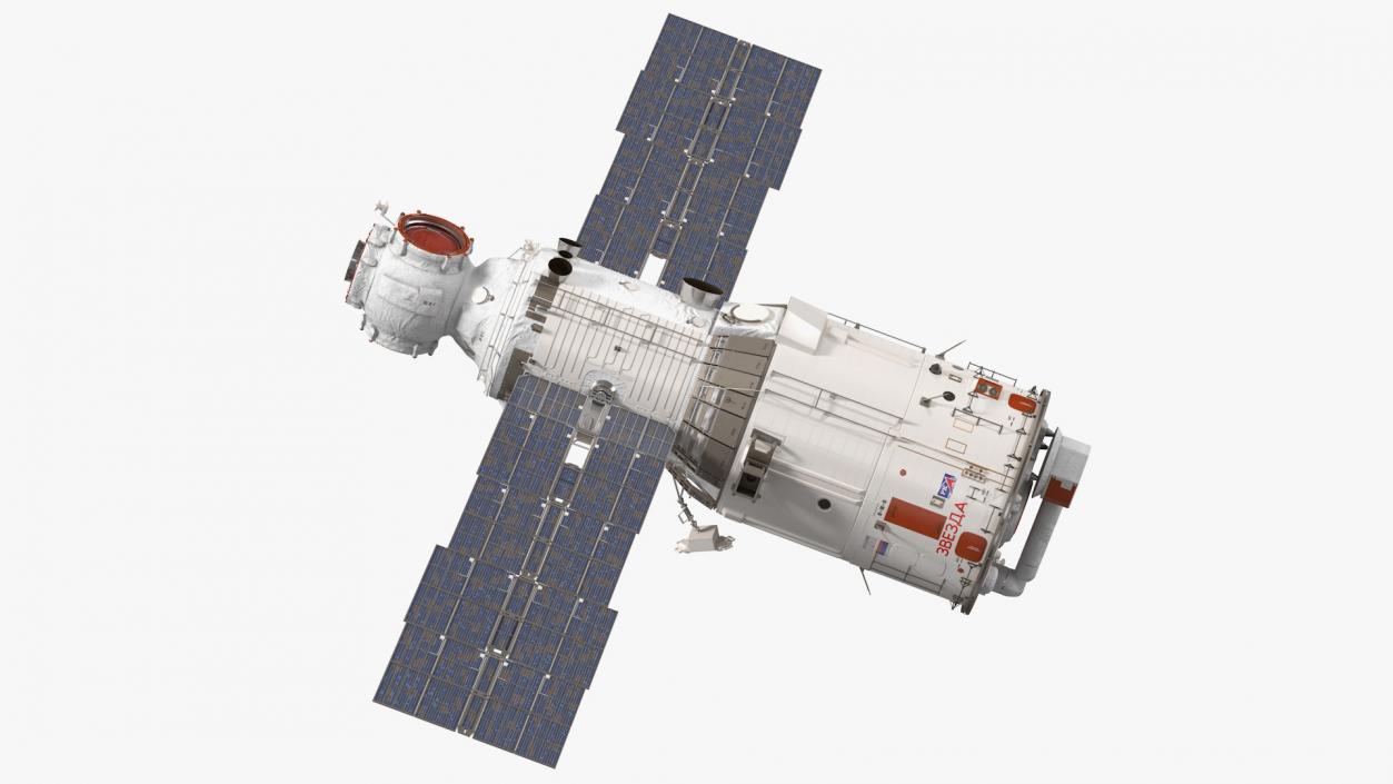 3D model ISS Zvezda Service Module