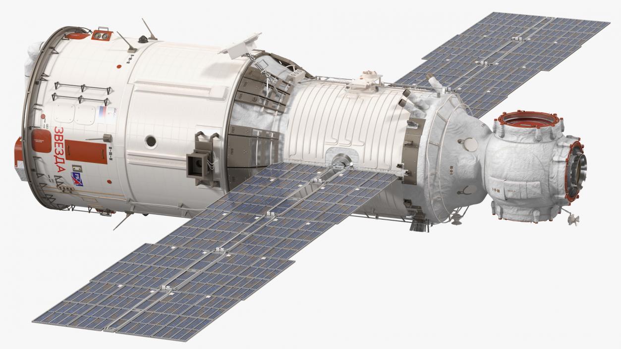 3D model ISS Zvezda Service Module