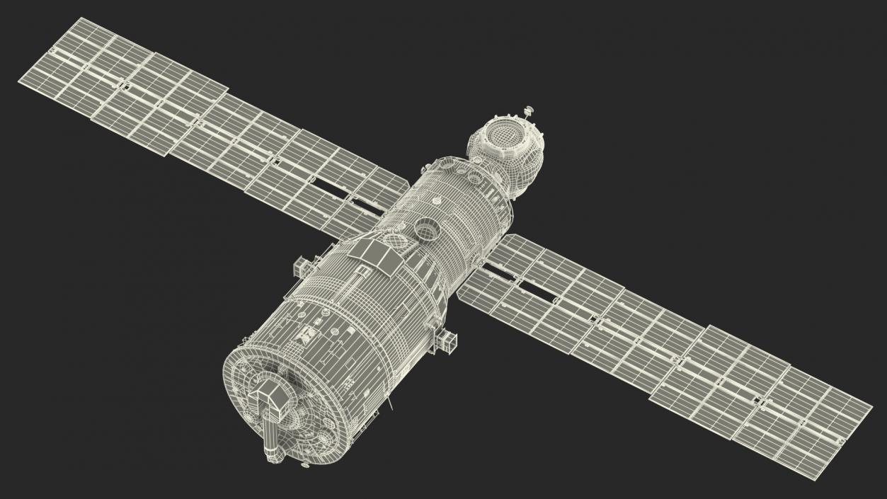 3D model ISS Zvezda Service Module