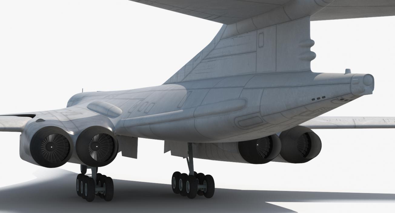 3D Strategic Bomber Tupolev Tu-160 Blackjack