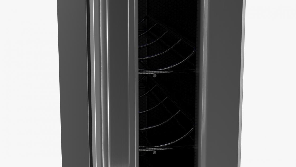 Slim Vertical Built in Wine Cooler 3D model