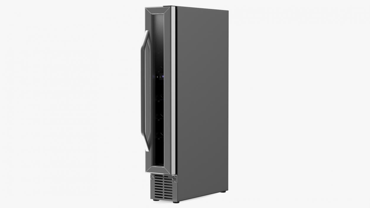 Slim Vertical Built in Wine Cooler 3D model