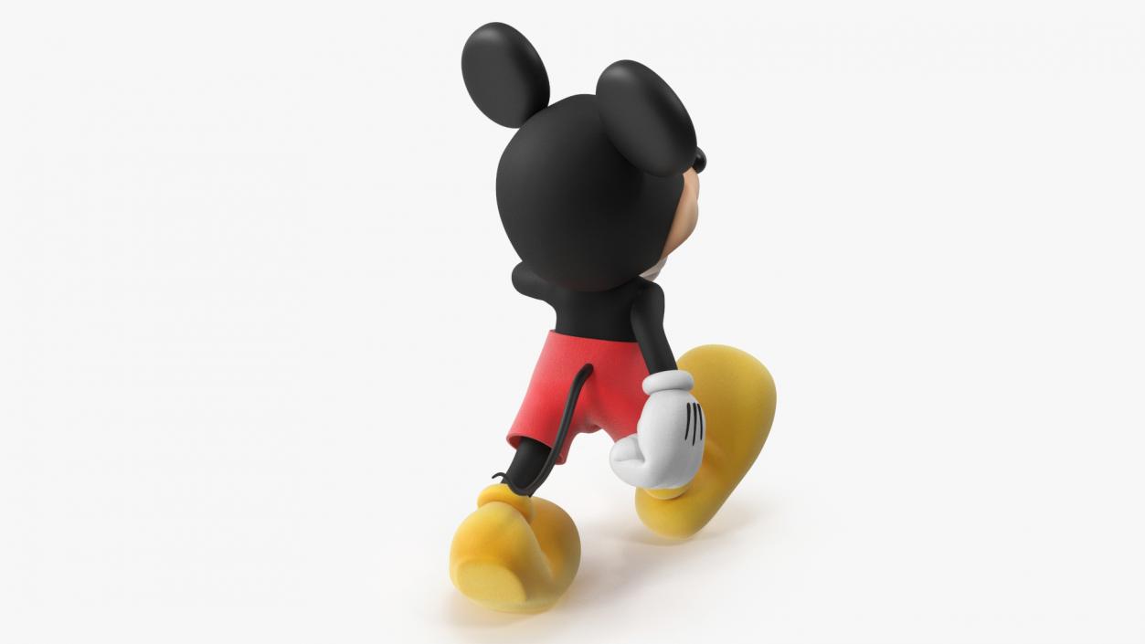 Disney Character Mickey Mouse Walking 3D