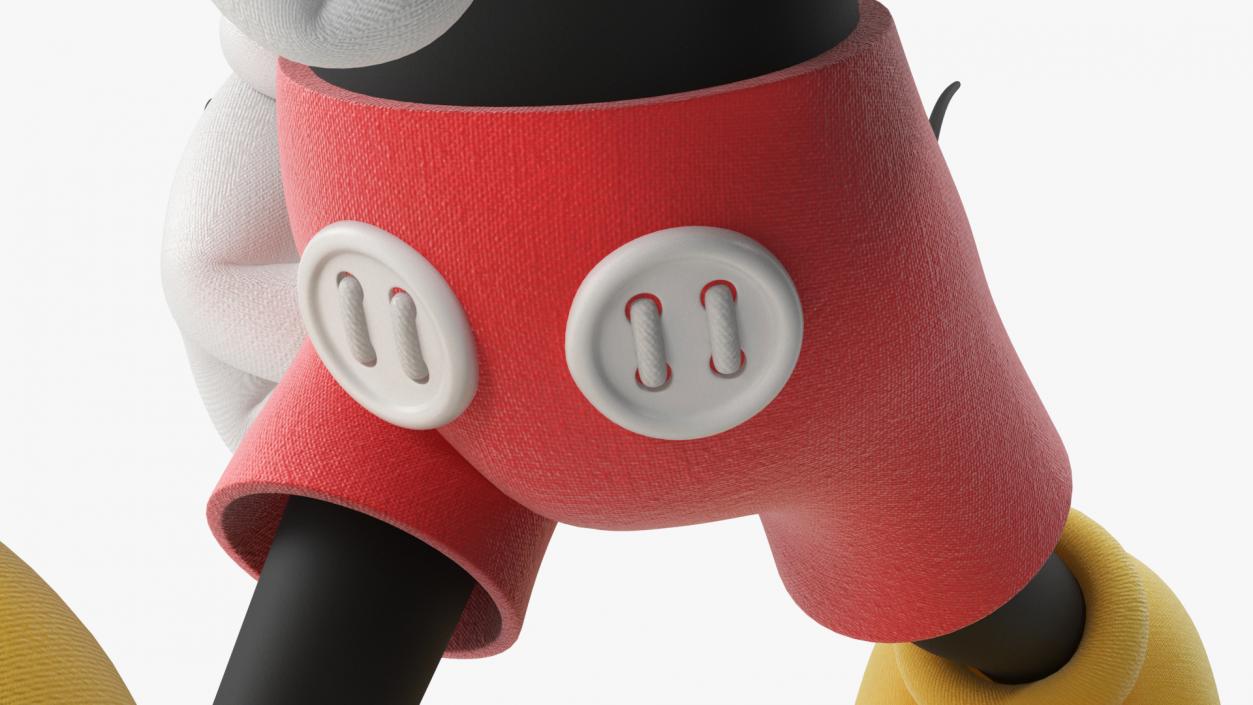 Disney Character Mickey Mouse Walking 3D