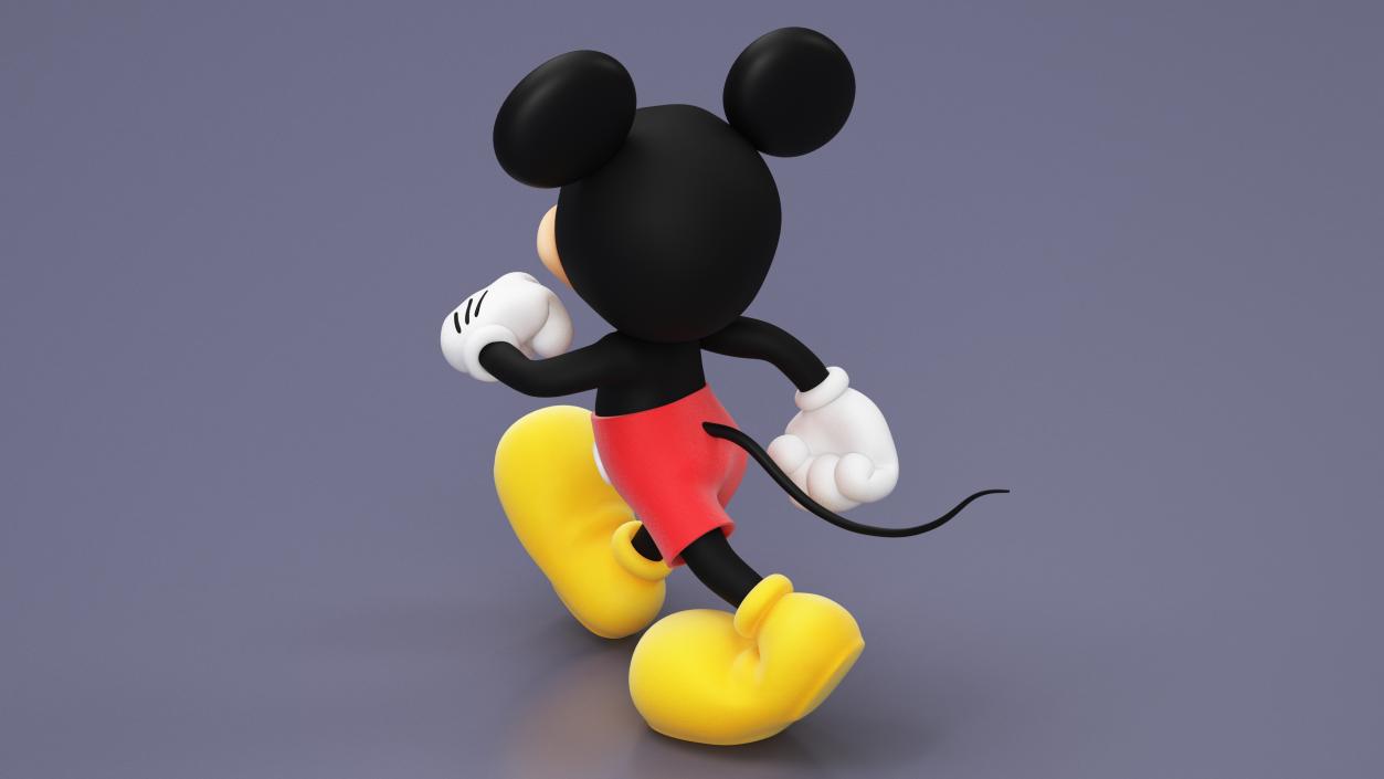 Disney Character Mickey Mouse Walking 3D