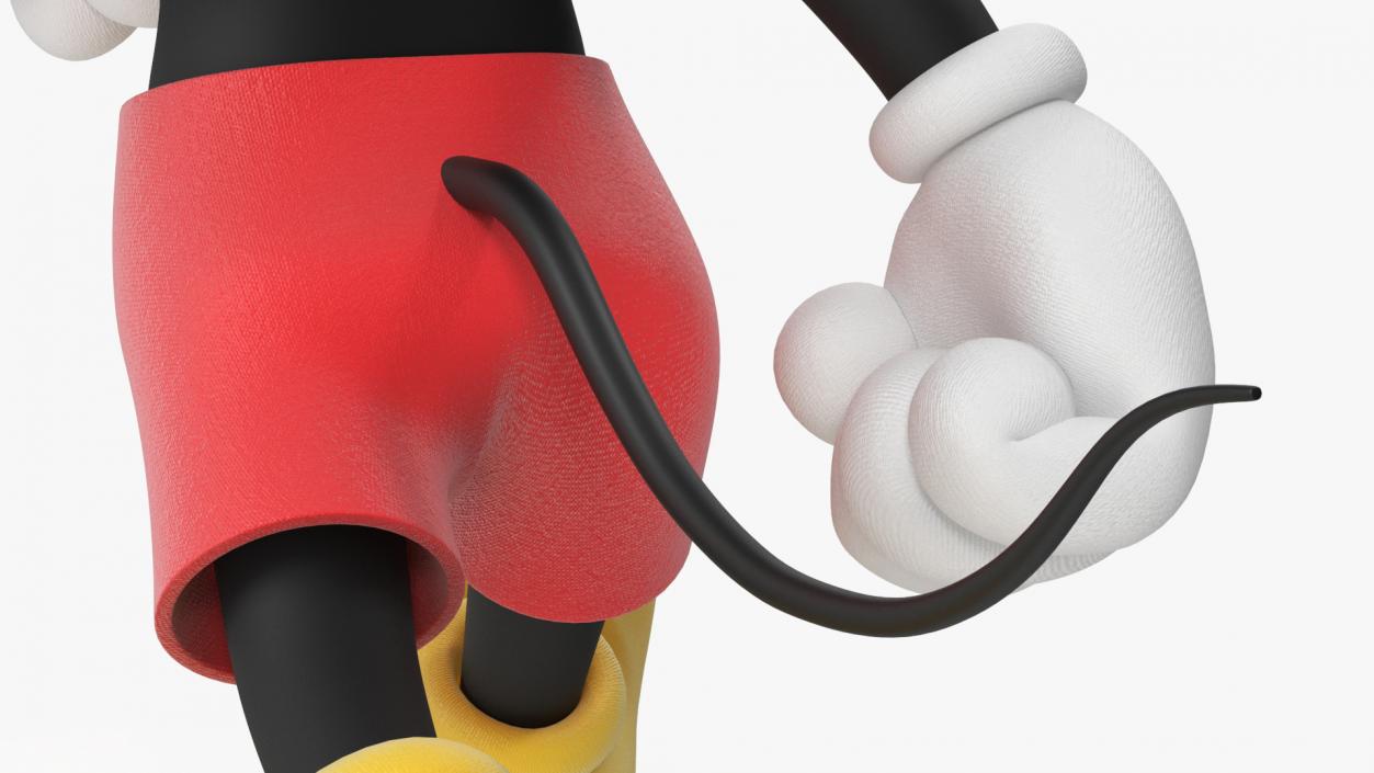 Disney Character Mickey Mouse Walking 3D