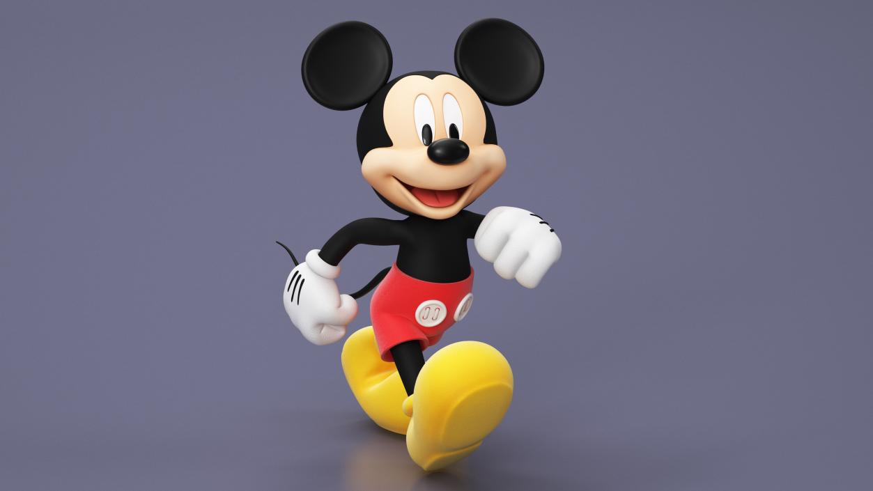 Disney Character Mickey Mouse Walking 3D