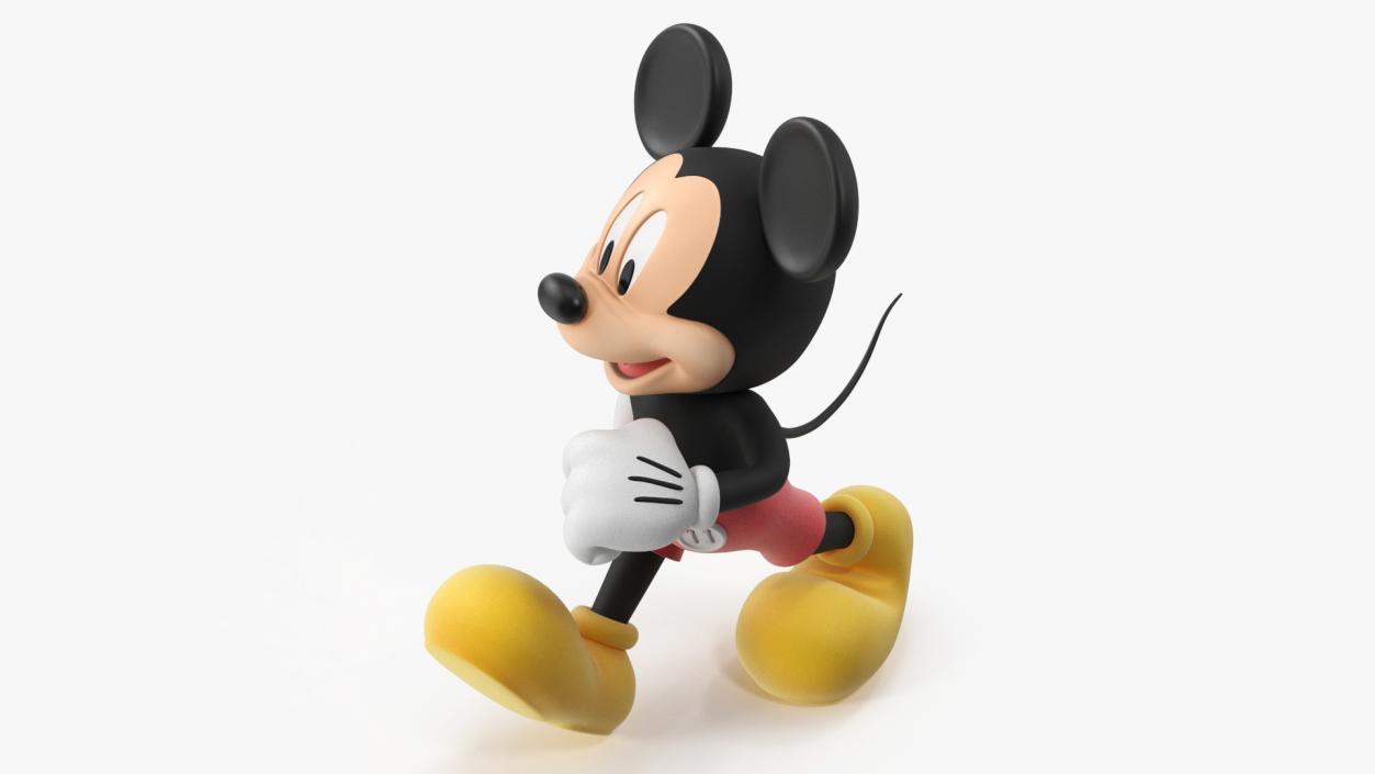 Disney Character Mickey Mouse Walking 3D