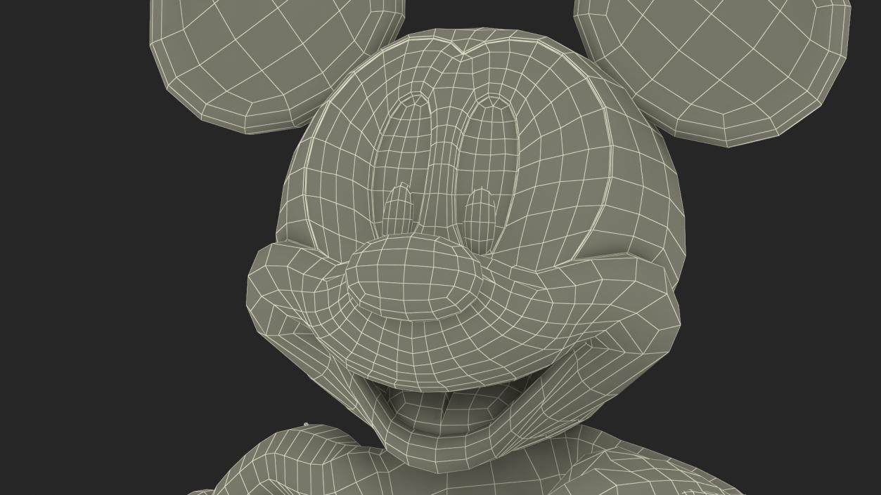 Disney Character Mickey Mouse Walking 3D