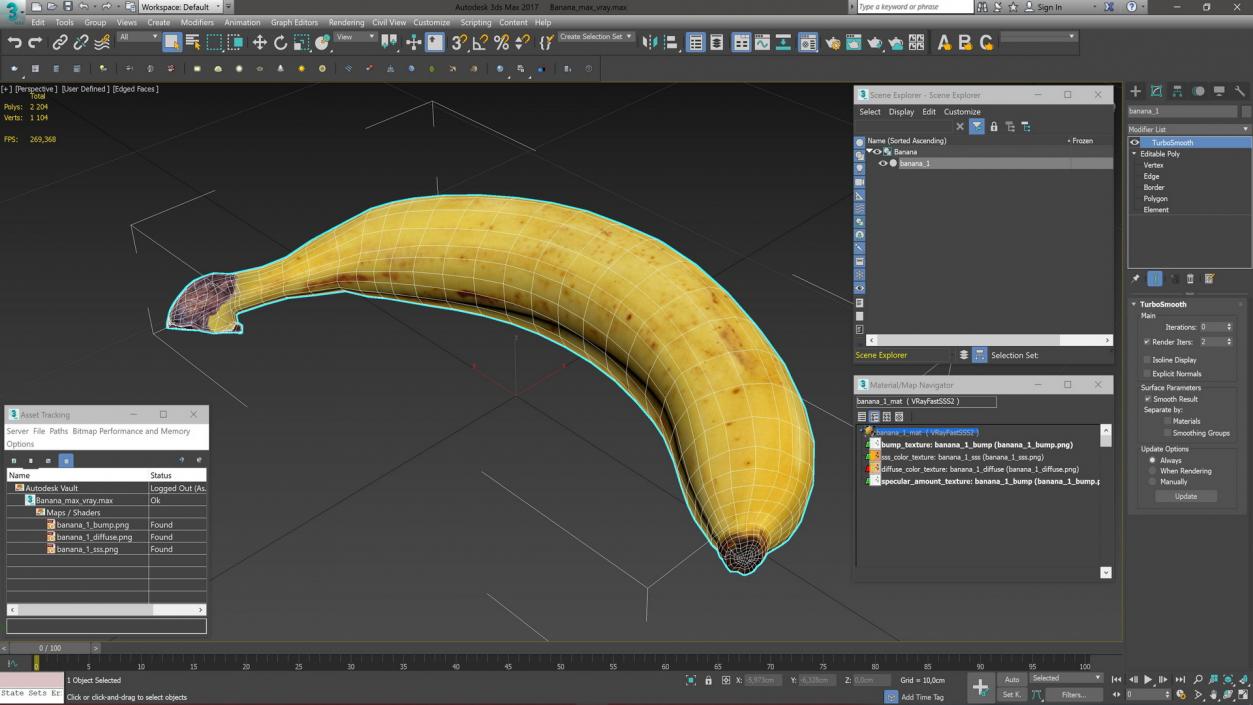 3D model Banana 2