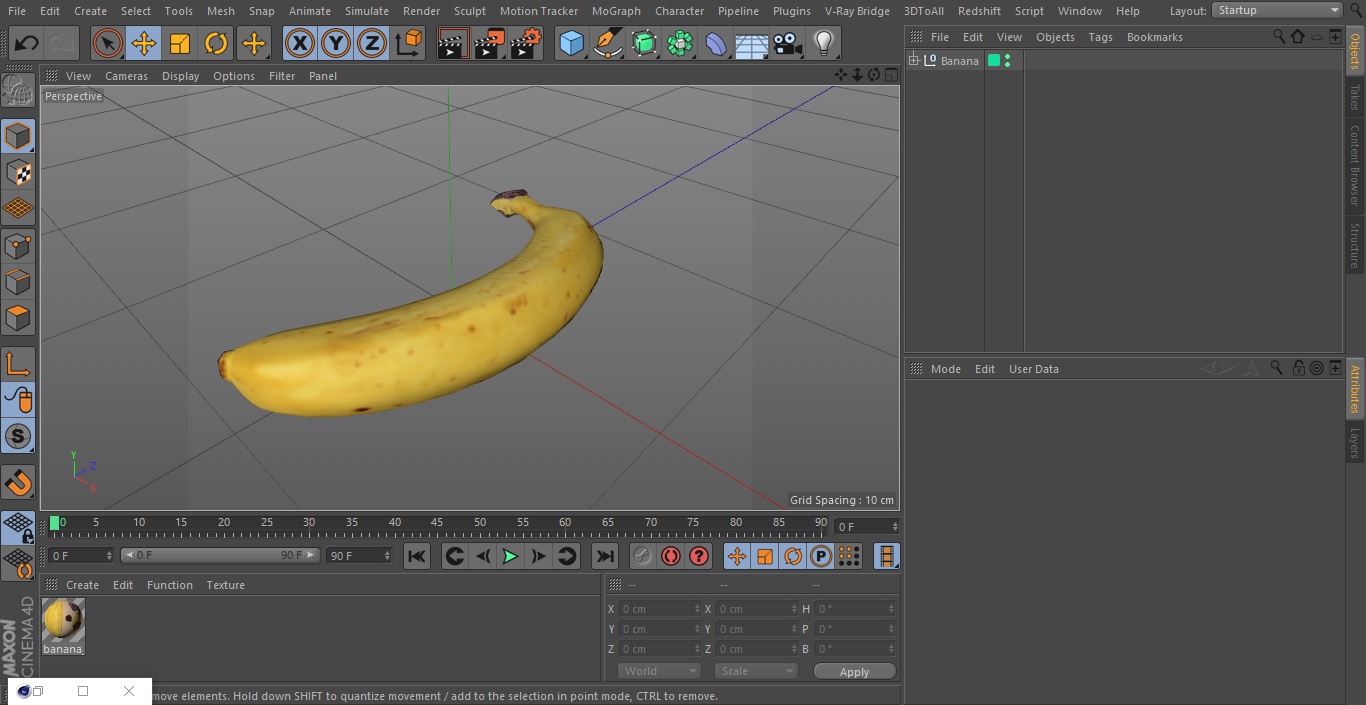 3D model Banana 2