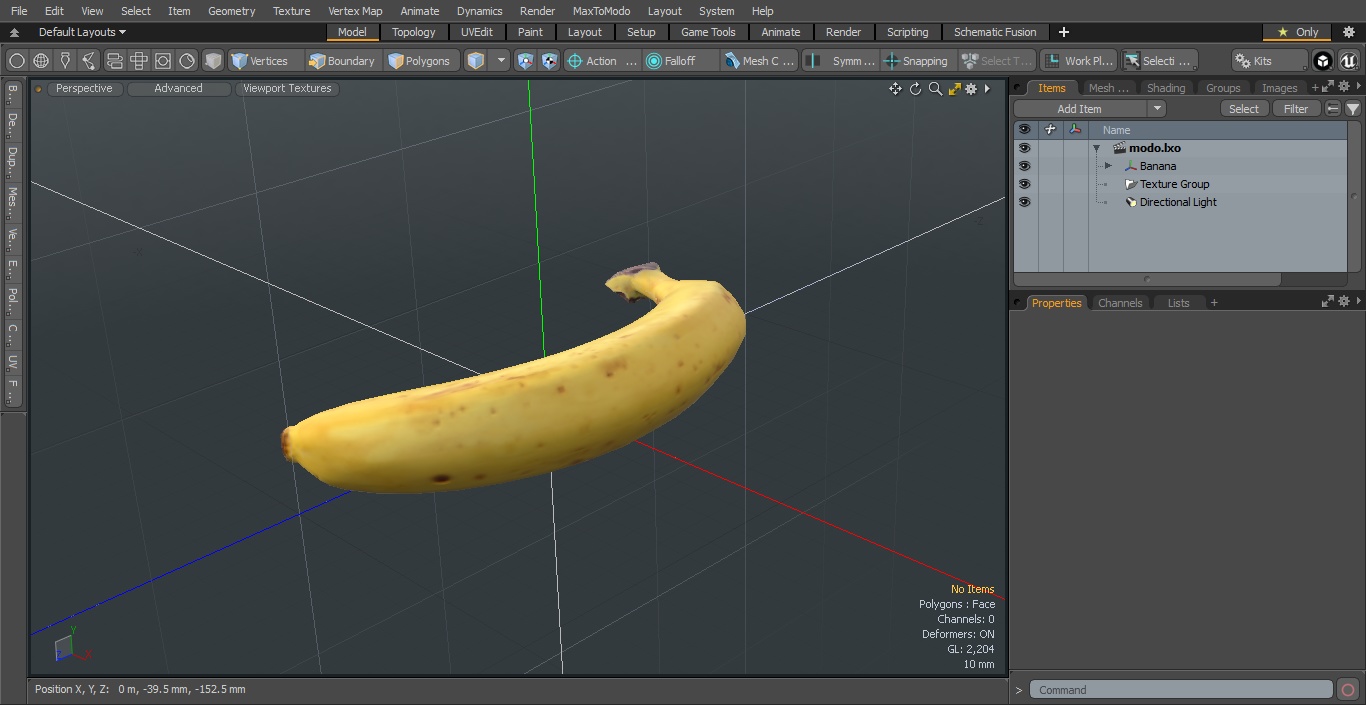 3D model Banana 2