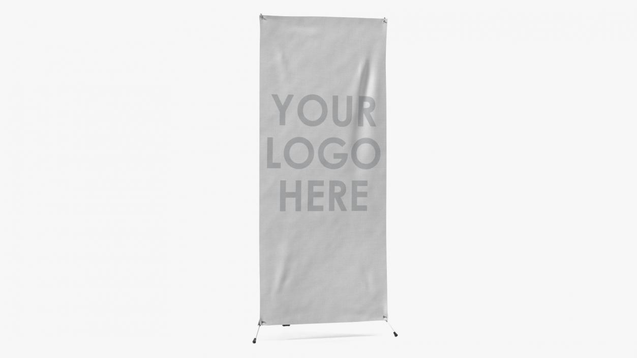 3D Trade Show Banner Stand model