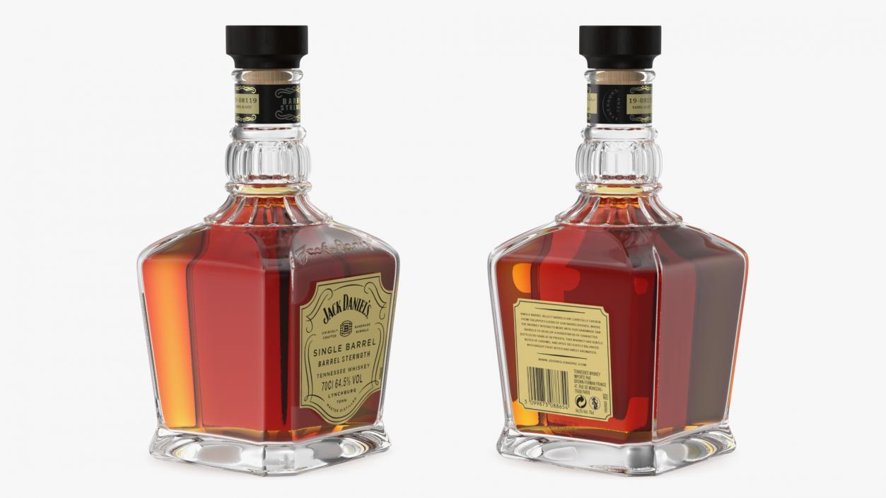 Whiskey Jack Daniels Single Barrel 3D model