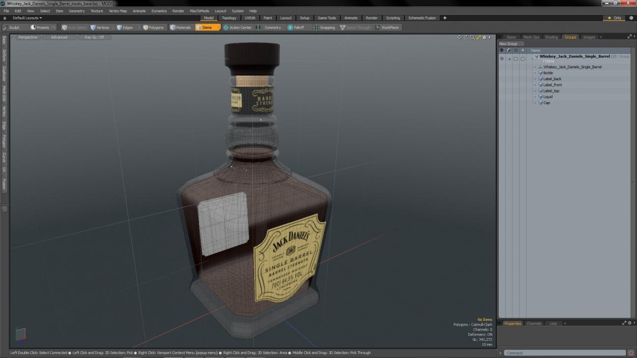 Whiskey Jack Daniels Single Barrel 3D model