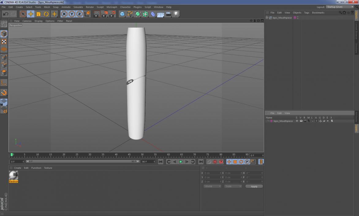 3D model Iqos Mouthpiece