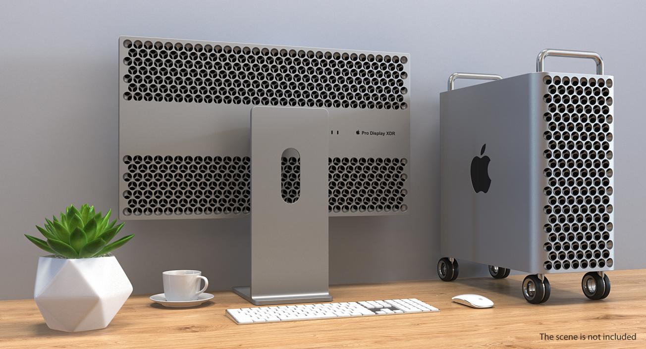 3D Apple Pro Display Stand model