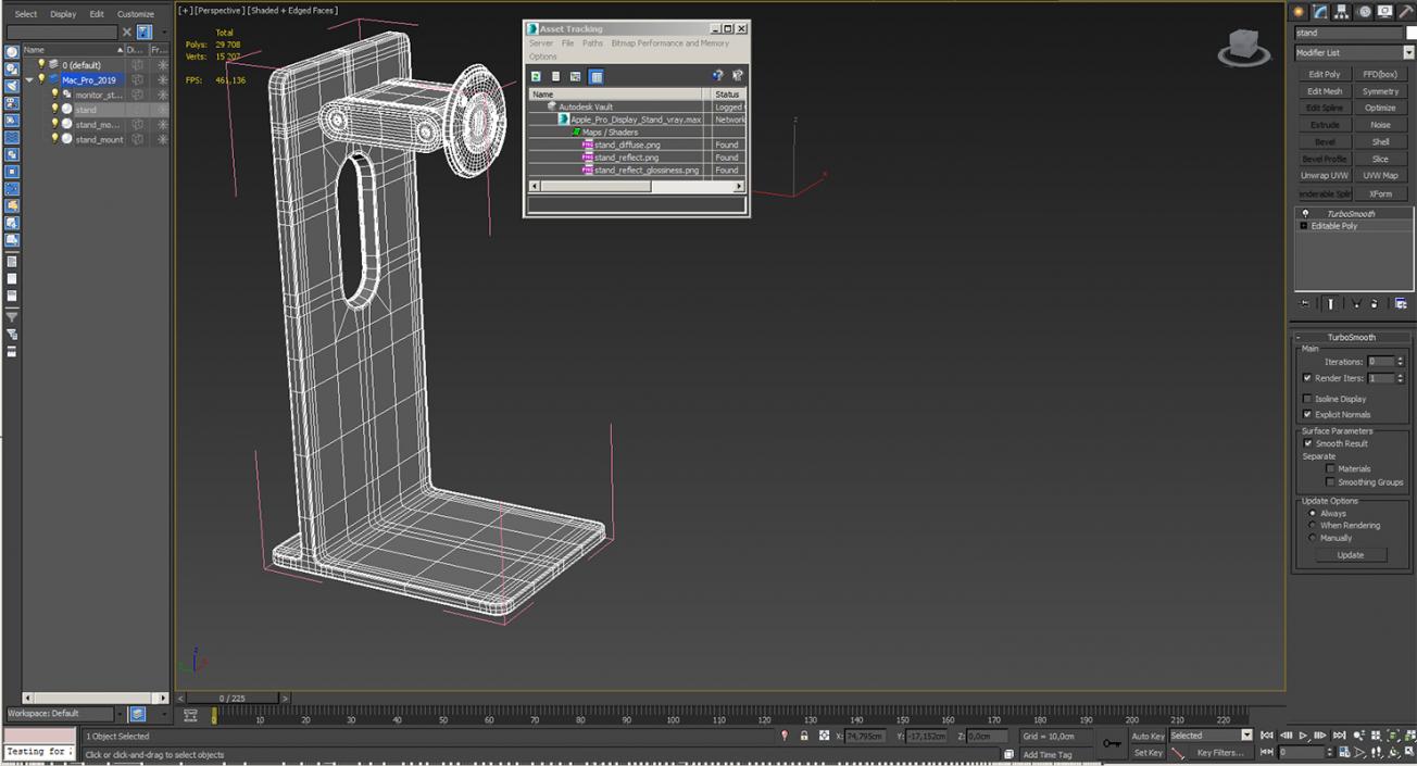 3D Apple Pro Display Stand model