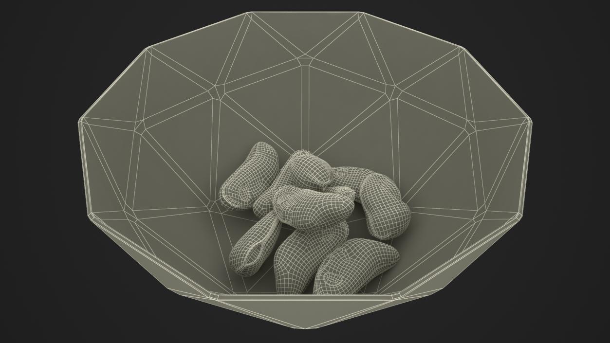 3D model Cleaned Boiled Mussels in Bowl