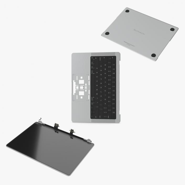 MacBook Pro Computer Components Collection 2 3D model