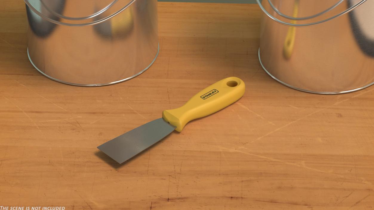 3D Stanley Scraper One and Half Inch model