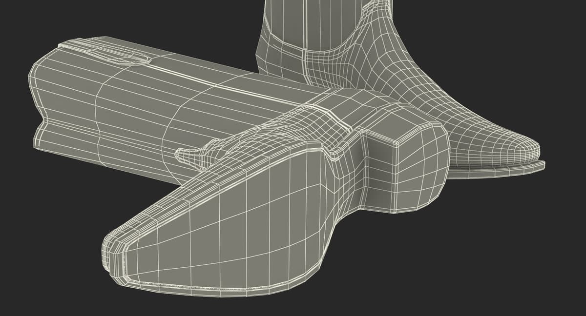 3D Cowboy Boots Collection model